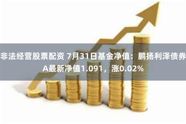 非法经营股票配资 7月31日基金净值：鹏扬利泽债券A最新净值1.091，涨0.02%