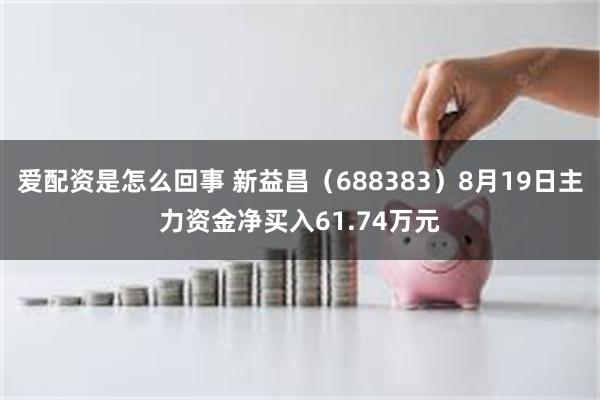 爱配资是怎么回事 新益昌（688383）8月19日主力资金净买入61.74万元